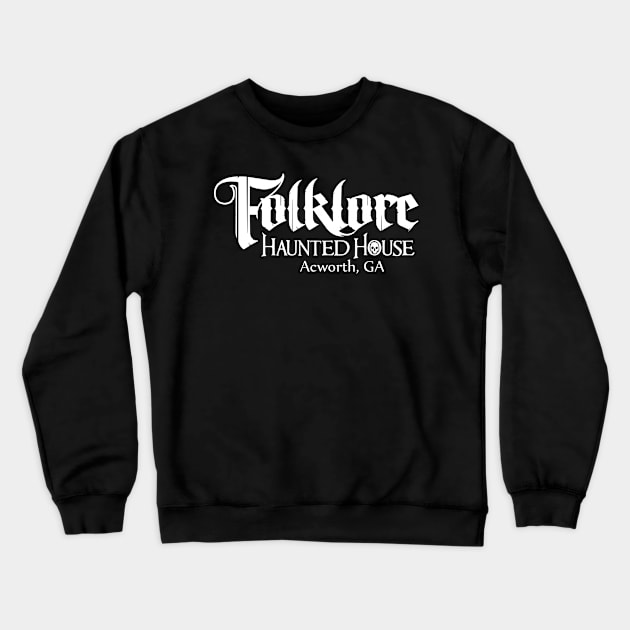 White Folklore logo Crewneck Sweatshirt by tornados95